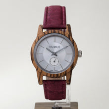 Load image into Gallery viewer, Silver Zebrawood | Wine Red Add On